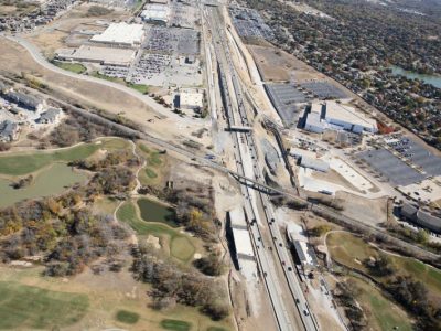 November 2012: IH 820 west of Iron Horse Blvd.
