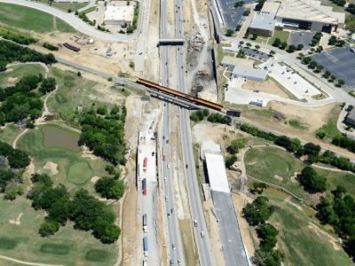 April 2013: IH 820 west of Iron Horse Blvd.