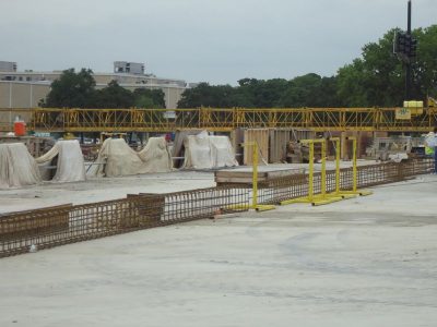July 2013: Bridge work on Brown Trail