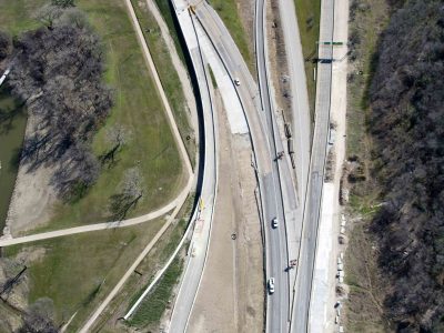 January 2016: 287 at Cypress St. bridge looking south