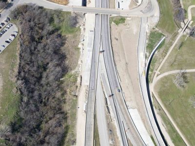 January 2016: 287 at Cypress St. bridge looking north