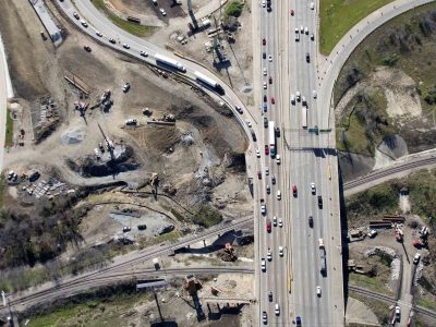 January 2016: 35W just north of Spur 280 looking south