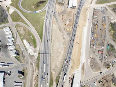 January 2016: 35W just south of SH 121 looking north