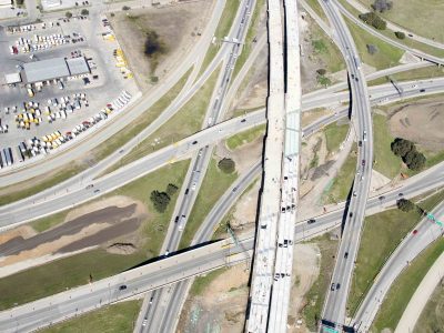 January 2016: 35W at SH 121 looking north