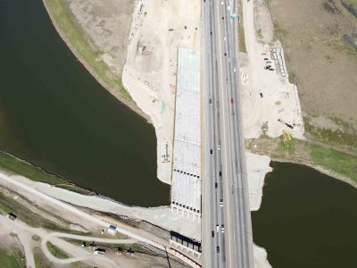 January 2016: 35W at the Trinity River looking north