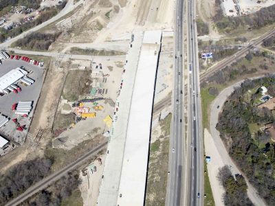 January 2016: 35W north of Northside Dr. looking north