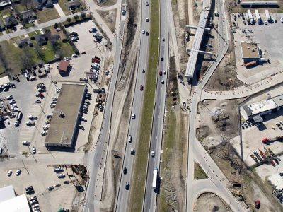 January 2016: 35W just north of Papurt St. looking south