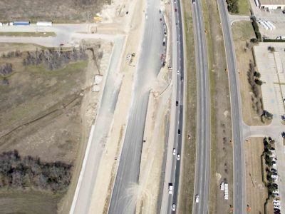 January 2016: 35W south of Meacham Blvd. looking north