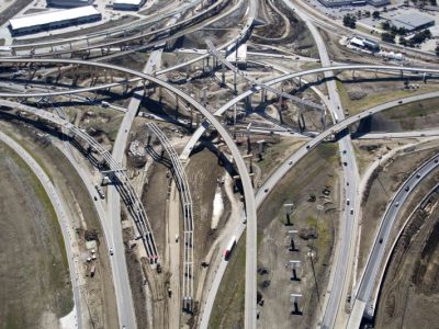 January 2016: 35W at the I-35W I-820 interchange looking south
