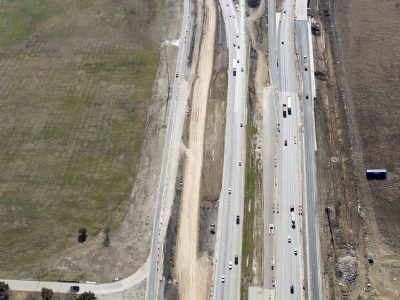 January 2016: 35W just north of I-820 looking south