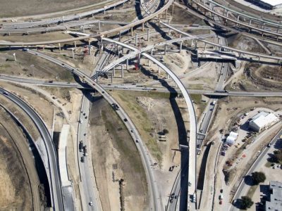 January 2016: 820 at the I-35W I-820 interchange looking east