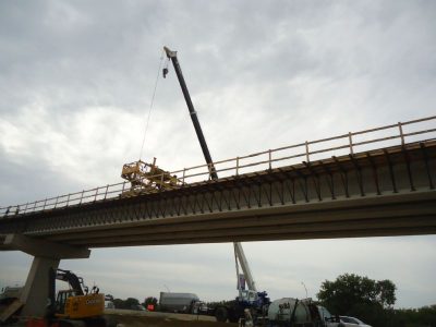 September 2013: Future westbound on-ramp from Grapevine Highway 26