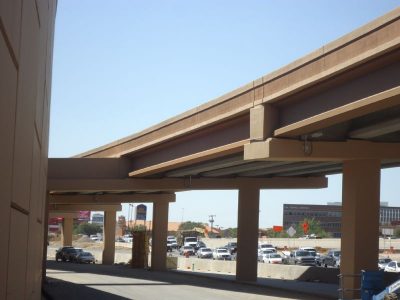 September 2013: Future eastbound Bedford Euless on-ramp