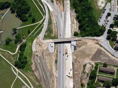 April 2016: US 287 at Chambers St exit looking E