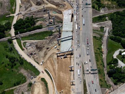 April 2016: 35W north of Spur 280 looking S