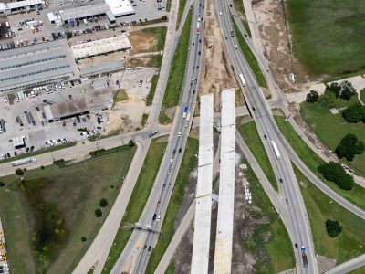 April 2016: 35W at SH 121 looking N