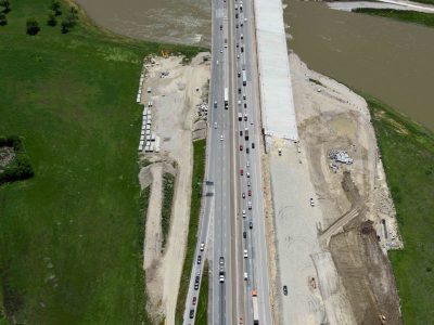 April 2016: 35W at Trinity River looking S