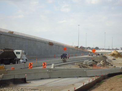 November 2013: Westbound general purpose lanes west of Industrial Blvd.