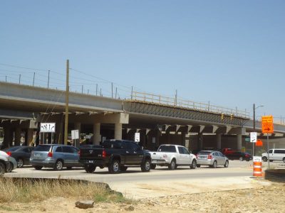 June 2013: New beams at Precinct Line Road