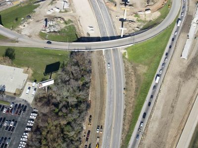 287 just east of I-35W looking north