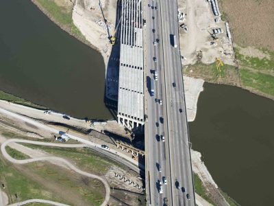 35W at the Trinity River looking north