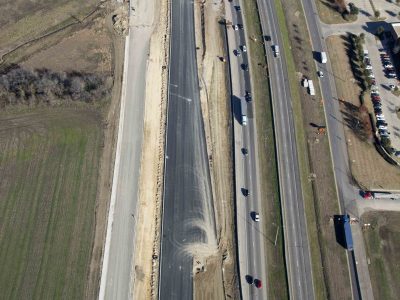 35W south of Meacham Blvd looking north