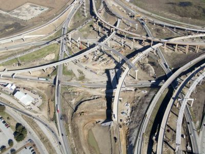 35W 820 interchange looking north