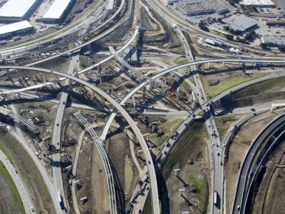35W 820 interchange looking south