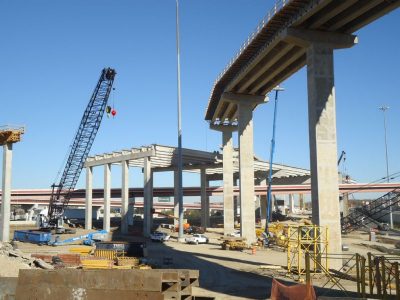 December 2012: View of IH 820/SH 121/183 interchange