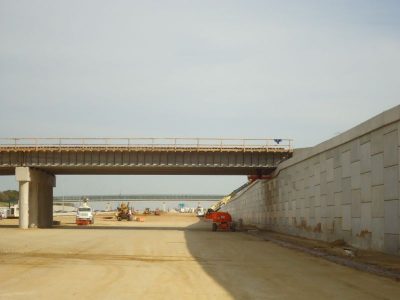 November 2012: Eastbound lanes near Hurstview Dr.