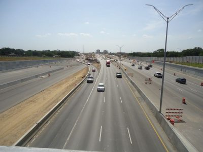 June 2013: Highway looking westbound from Hurstview Drive