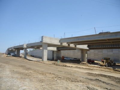 May 2013: Future on-ramp to eastbound SH 121/183 general purpose and TEXpress lanes from Bedford Euless Road