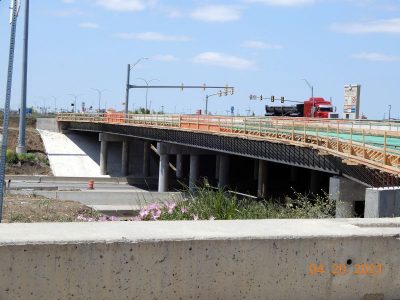 Future u-turn at N Tarrant Pkwy.