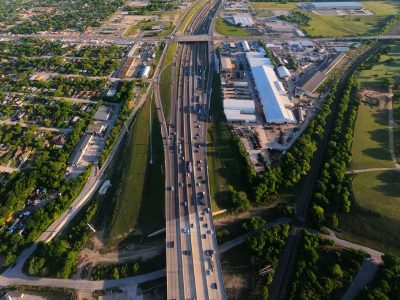 I-35W at 28th St. looking north