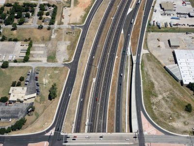 I-35W at 28th St. looking northbound