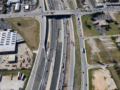 I-35W at 28th St. looking southbound