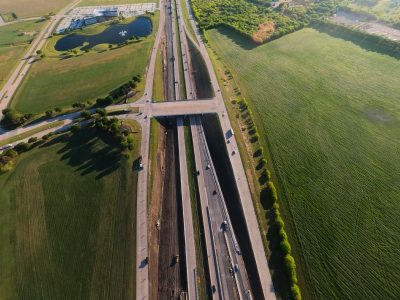 I-35W at Alliance Blvd. looking north