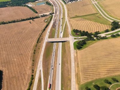 I-35W at Alliance Blvd. looking south