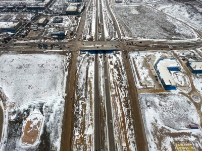 I-35W at Heritage Trace Pkwy. looking south