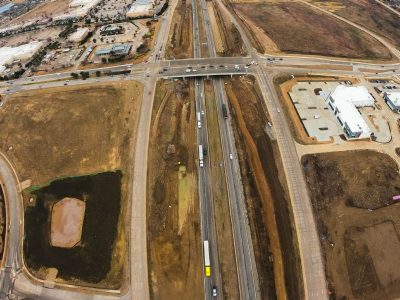 I-35W at Heritage Trace Pkwy. looking south