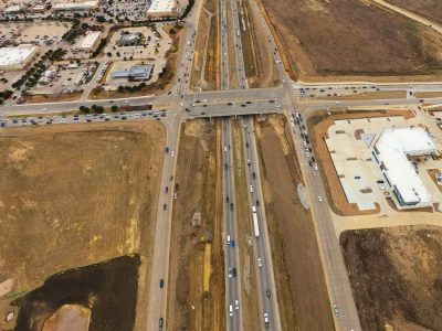 I-35W at Heritage Trace Pkwy. looking south