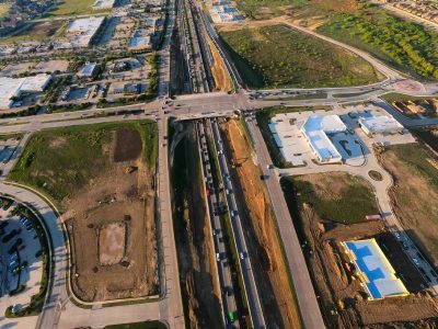 I-35W at Heritage Trace Pkwy. looking south