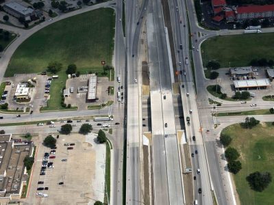 I-35W at Meacham Blvd. looking northbound