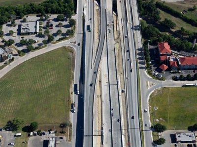 I-35W at Meacham Blvd. looking northbound