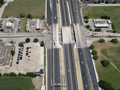 I-35W at Meacham Blvd. looking northbound