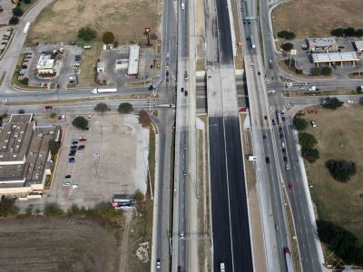 I-35W at Meacham Blvd. looking northbound