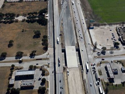 I-35W at Meacham Blvd. looking south