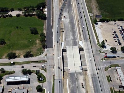 I-35W at Meacham Blvd. looking south