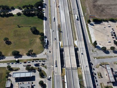I-35W at Meacham Blvd. looking southbound