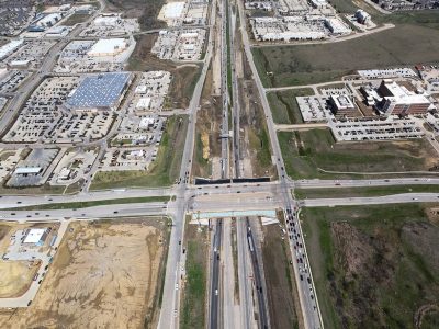 I-35W at N Tarrant Pkwy. looking north